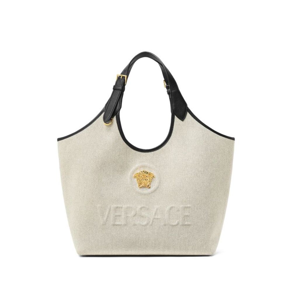 Versace Neutrals Tote Bags Women